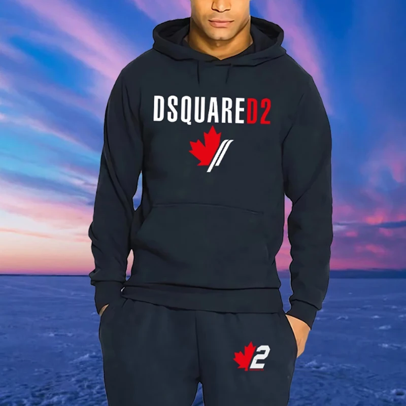 Костюм спортивный мужской с принтом, свитер с капюшоном и штаны для бега, Повседневная зимняя одежда, осень
Костюм спортивный мужской с принтом, свитер с капюшоном и штаны для бега, Повседневная зимняя одежда, осень