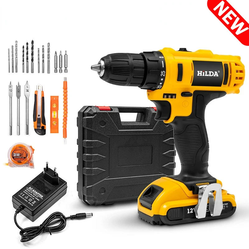 12V 16.8V 21V Cordless Drill Power Tools Wireless Drills Rechargeable Drill Set for Electric Screwdriver Battery Driller Tool
12V 16.8V 21V Cordless Drill Power Tools Wireless Drills Rechargeable Drill Set for Electric Screwdriver Battery Driller Tool