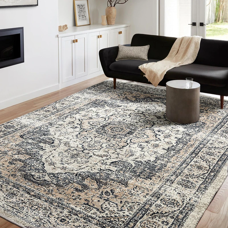 Persian Carpet Living Room Vintage Bedroom Rugs and Carpets Home Non-slip American Style Floor Mat Retro Europe Large Area Rug
Persian Carpet Living Room Vintage Bedroom Rugs and Carpets Home Non-slip American Style Floor Mat Retro Europe Large Area Rug