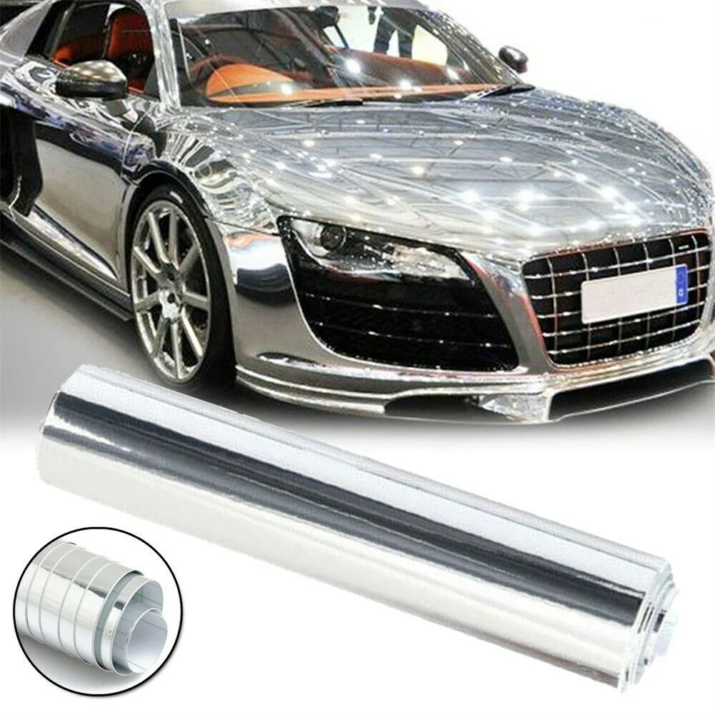 Car Chrome Film Sticker Vinyl Wrap Decal Roll Self Adhesive Film 6x60 Inch Car DIY Styling Accessories
Car Chrome Film Sticker Vinyl Wrap Decal Roll Self Adhesive Film 6x60 Inch Car DIY Styling Accessories