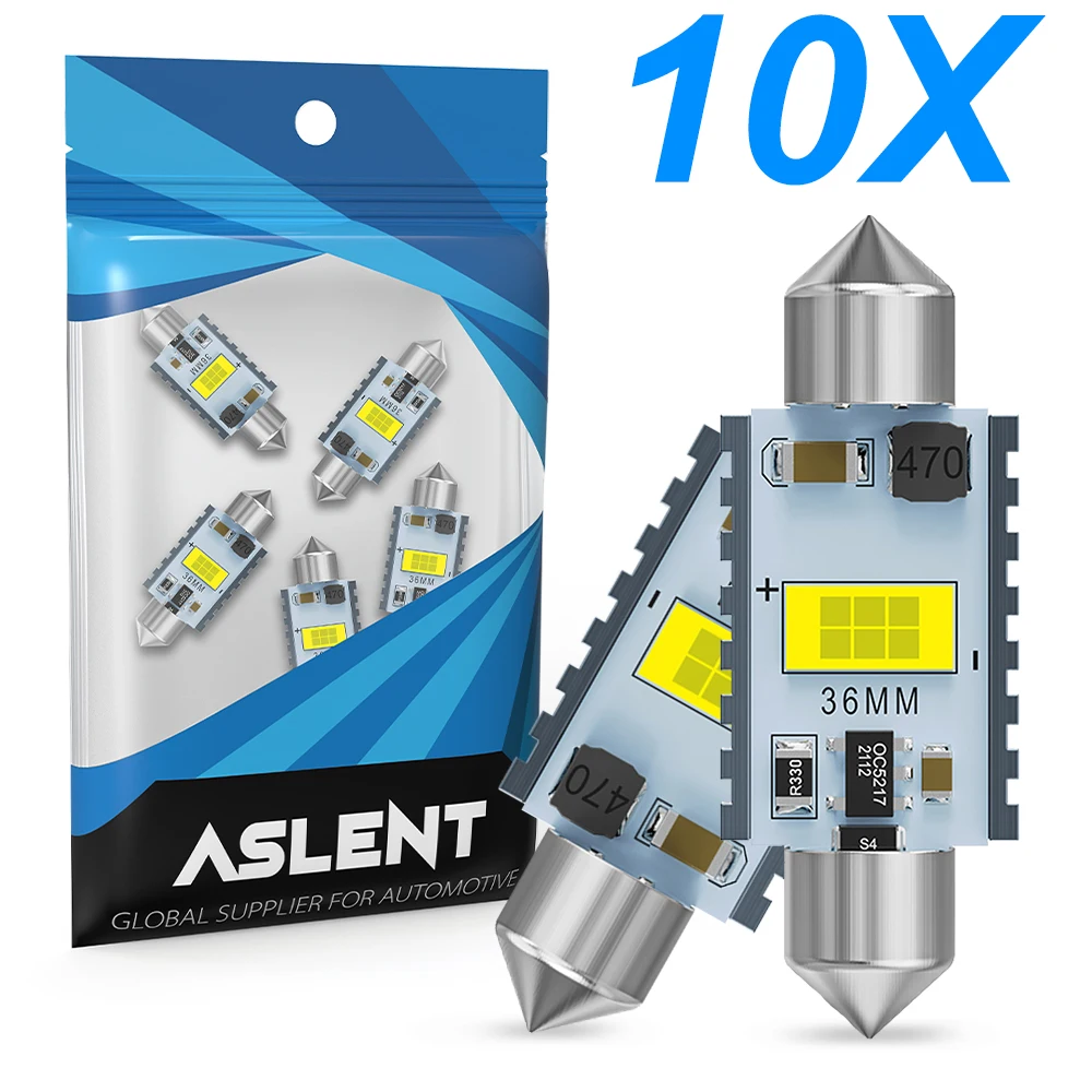 10Pcs C5W LED Bulbs Canbus Festoon 31MM 36MM 39MM 41MM 3570 chip C10W NO ERROR Car Interior Dome Light Reading Light 12V 6000K
10Pcs C5W LED Bulbs Canbus Festoon 31MM 36MM 39MM 41MM 3570 chip C10W NO ERROR Car Interior Dome Light Reading Light 12V 6000K