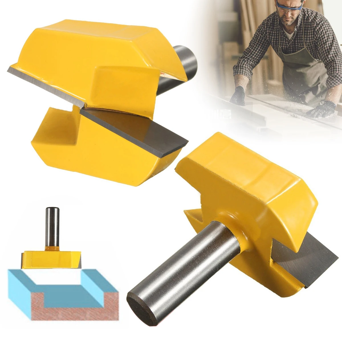 Milling Cutter Tools Shank Bit Raised Panel Cabinet Door Router Bit Sets Rounded Corner Knives Engraving Durable Grounding
Milling Cutter Tools Shank Bit Raised Panel Cabinet Door Router Bit Sets Rounded Corner Knives Engraving Durable Grounding