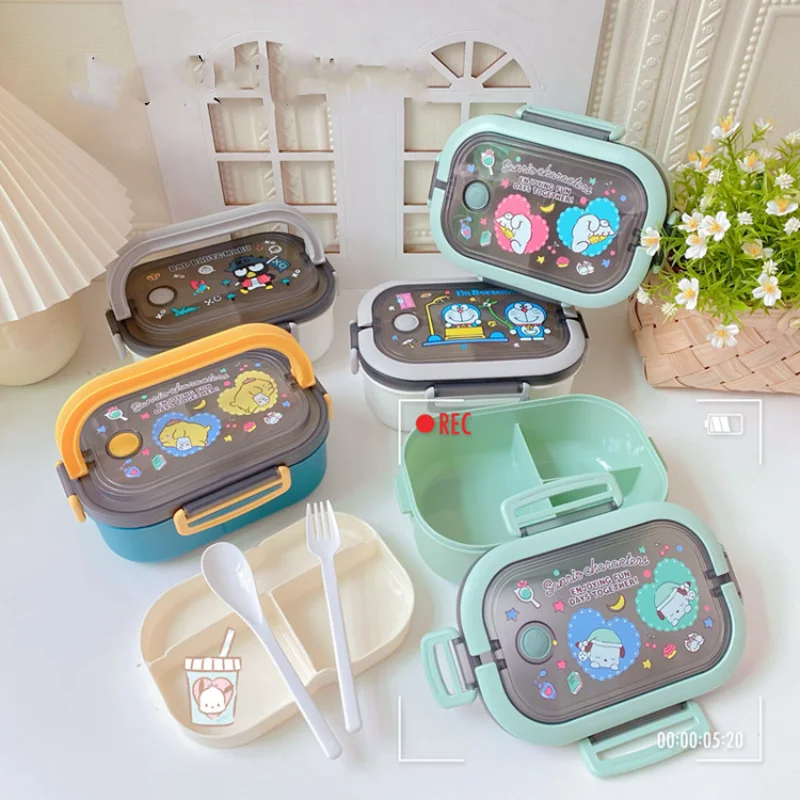 Sanrios Kawaii Hello Kt Ланч-бокс аниме Моя Мелодия понравило Коричный портативный большой емкости для микроволновой печи пикника бенто коробки
Sanrios Kawaii Hello Kt Ланч-бокс аниме Моя Мелодия понравило Коричный портативный большой емкости для микроволновой печи пикника бенто коробки