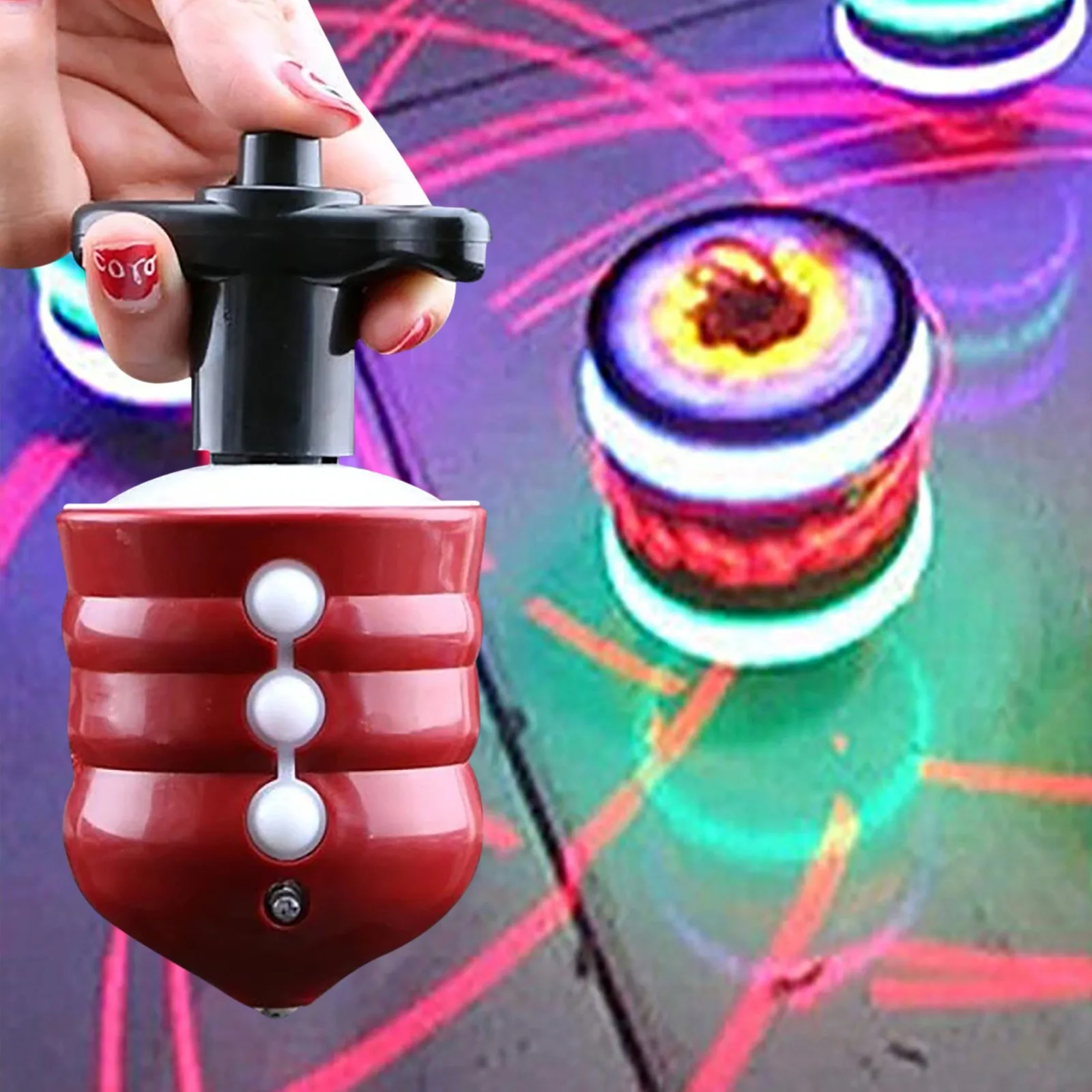 New Colorful Flash Gyro Luminous Cartoon Press To Start Spinning Top Anti Stress Desktop Educational Rotating Toys For Kids Gift
New Colorful Flash Gyro Luminous Cartoon Press To Start Spinning Top Anti Stress Desktop Educational Rotating Toys For Kids Gift