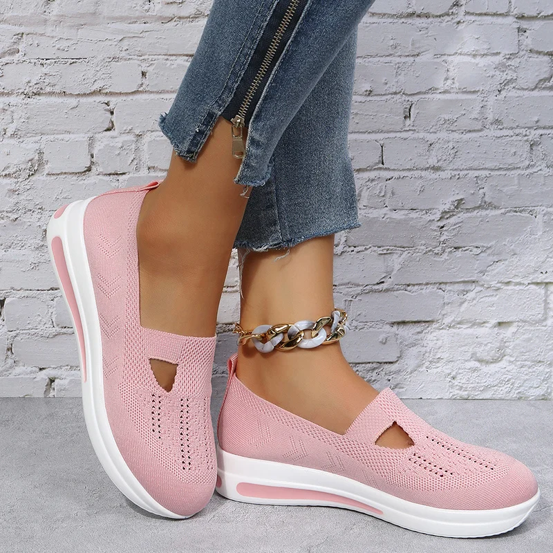 Women Shoes Summer Mesh Hollow Casual Shoes Solid Round Toe Low Top Women Sneakers Soft Sole Breathable Female Vulcanized Shoes
Women Shoes Summer Mesh Hollow Casual Shoes Solid Round Toe Low Top Women Sneakers Soft Sole Breathable Female Vulcanized Shoes