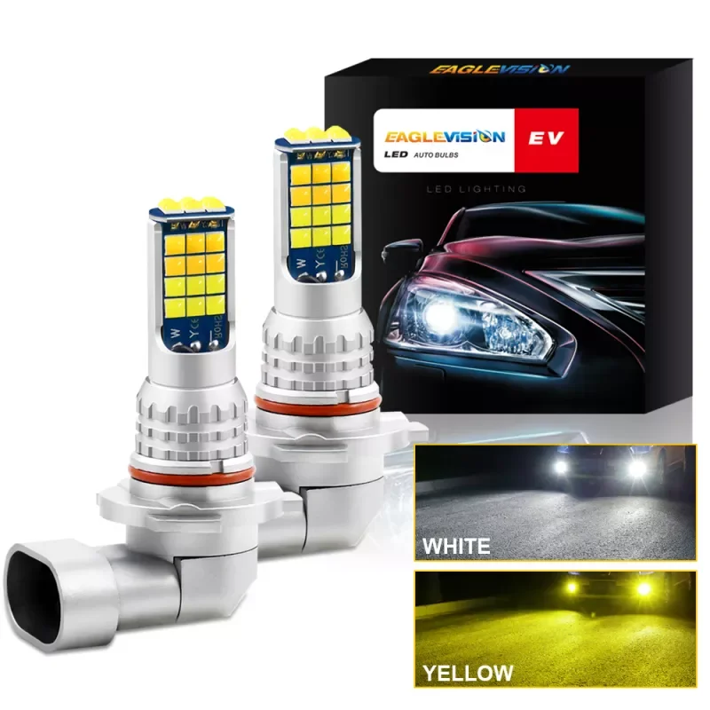2PCS Car LED Switchback Fog Lights Super Bright 3000Lm Switchback Fog/Bulbs Replacement 6000K White / 3000K Amber Yellow
2PCS Car LED Switchback Fog Lights Super Bright 3000Lm Switchback Fog/Bulbs Replacement 6000K White / 3000K Amber Yellow