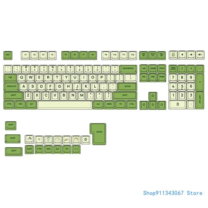 DYE-SUB XDA Profile Matcha Green English Keycap Набор для механической клавиатуры Прямая поставка
DYE-SUB XDA Profile Matcha Green English Keycap Набор для механической клавиатуры Прямая поставка