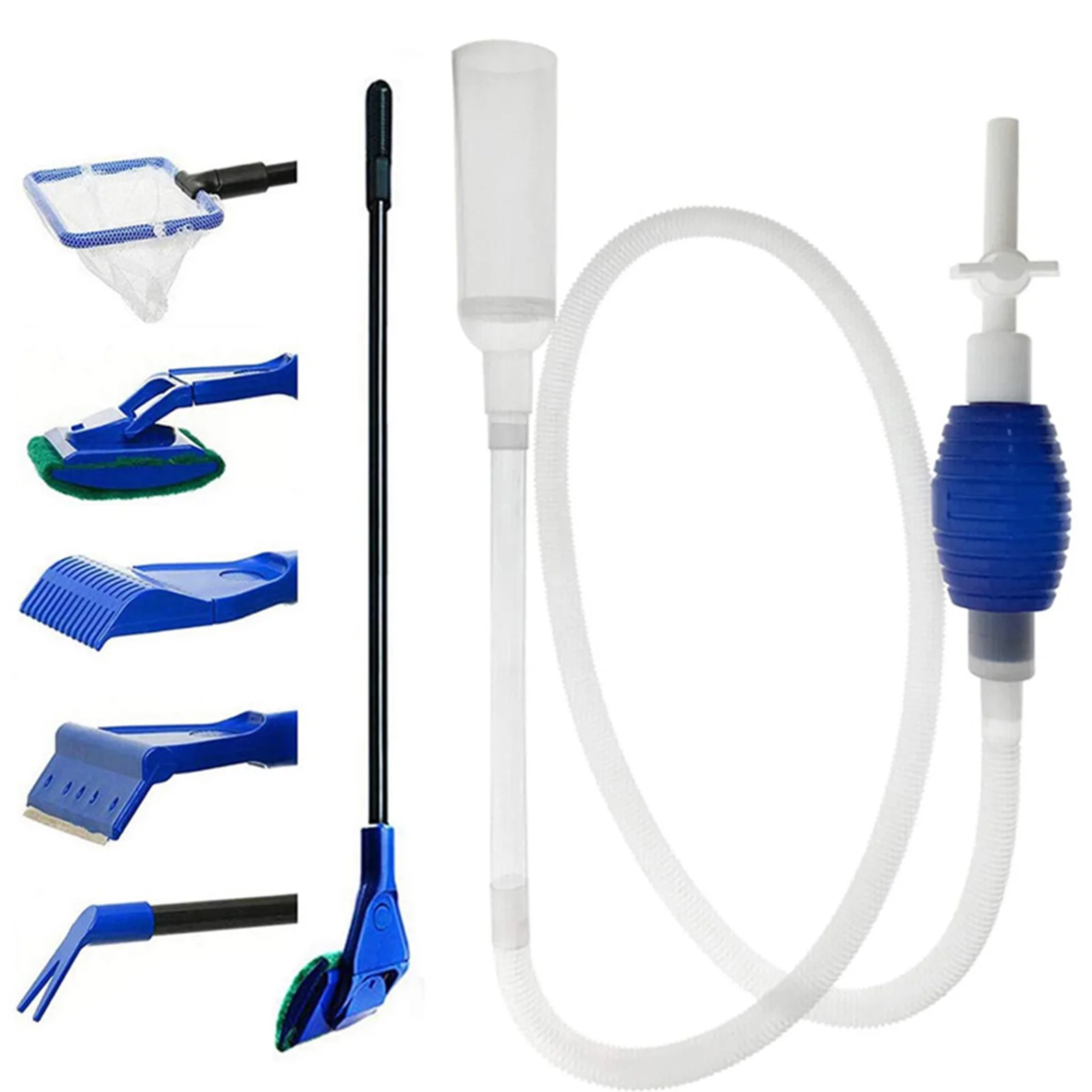 5 In 1 Aquarium Cleaning Tools Kits Fish Tank Cleaner Set Fish Net Gravel Rake Algae Scraper Fork Sponge Brush Glass Cleaner
5 In 1 Aquarium Cleaning Tools Kits Fish Tank Cleaner Set Fish Net Gravel Rake Algae Scraper Fork Sponge Brush Glass Cleaner