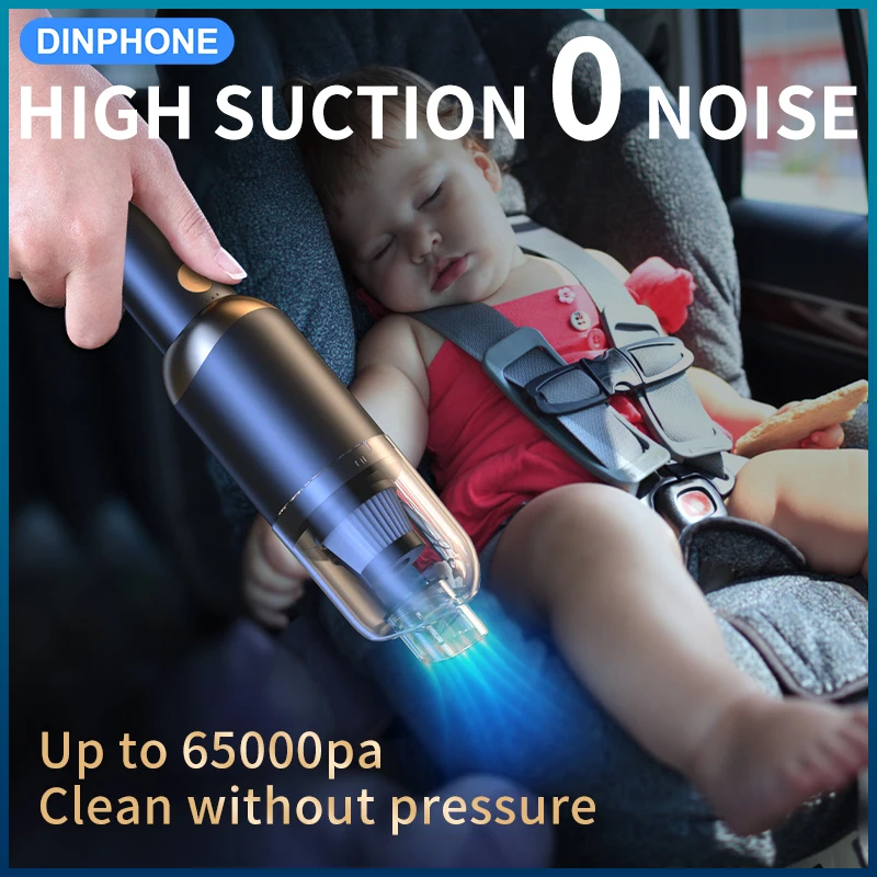 DINPHONE Handheld Wireless Car Vacuum Cleaner Large Dust Capacity Cleaner For Car&Home Use Auto Cleaning Portable Vacuum Cleaner
DINPHONE Handheld Wireless Car Vacuum Cleaner Large Dust Capacity Cleaner For Car&Home Use Auto Cleaning Portable Vacuum Cleaner