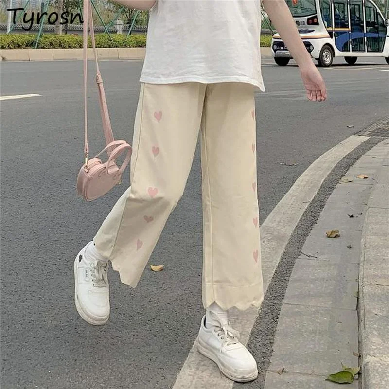 Ankle-length Pants Women Wide Leg Trousers Loose Patchwork Japanese Style Harajuku Kawaii All-match Chic Students High Waist New
Ankle-length Pants Women Wide Leg Trousers Loose Patchwork Japanese Style Harajuku Kawaii All-match Chic Students High Waist New