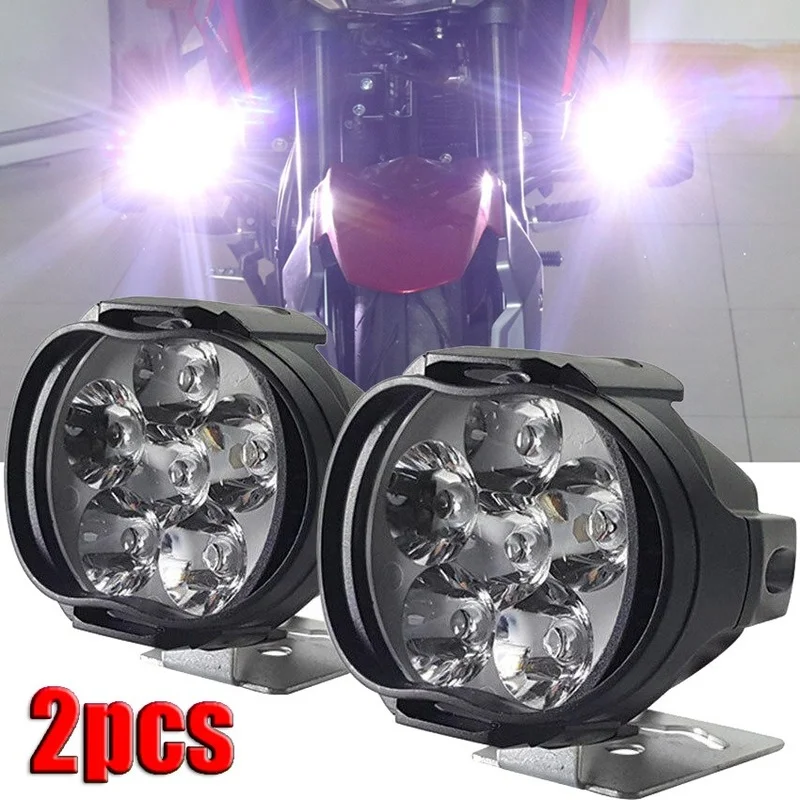 6 LED Motorcycle Headlight Spot Light Waterproof Scooters Auxiliary Lamp Spotlights High Bright Fog Bulb Work Lights 
6 LED Motorcycle Headlight Spot Light Waterproof Scooters Auxiliary Lamp Spotlights High Bright Fog Bulb Work Lights