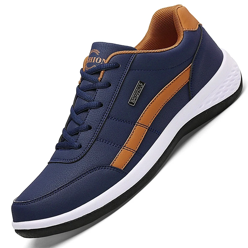 Leather Men Shoes Sneakers Trend Casual Shoes Italian Breathable Leisure Male Sneakers Non-slip Footwear Men Vulcanized Shoes
Leather Men Shoes Sneakers Trend Casual Shoes Italian Breathable Leisure Male Sneakers Non-slip Footwear Men Vulcanized Shoes