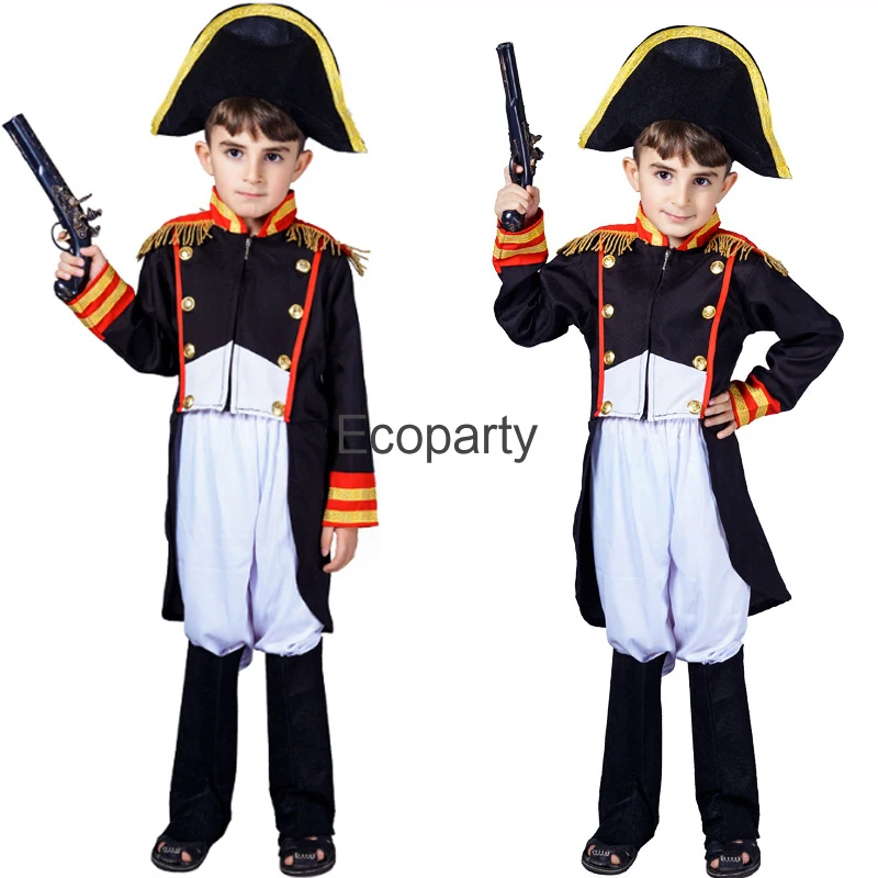 New Children Medieval Napoleon Costume Halloween Boys Fancy General Prince Cosplay Outfits Kids Purim Carnival Party Costumes
New Children Medieval Napoleon Costume Halloween Boys Fancy General Prince Cosplay Outfits Kids Purim Carnival Party Costumes