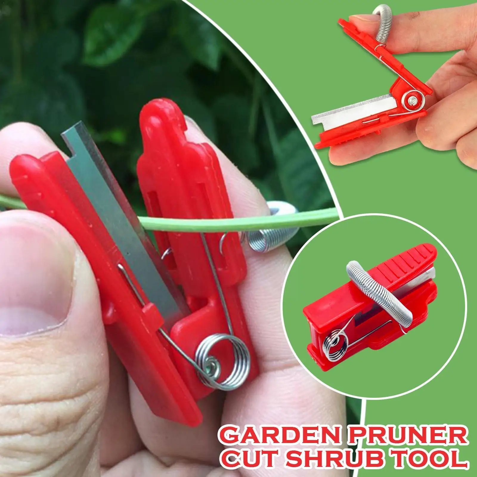 Mini Garden Pruner Cut Shrub Tool Leaf Trimmer Fruit Thumb Cut Knife Plant Pruning Flower Garden Orchard Safe Horticulture G4P8
Mini Garden Pruner Cut Shrub Tool Leaf Trimmer Fruit Thumb Cut Knife Plant Pruning Flower Garden Orchard Safe Horticulture G4P8