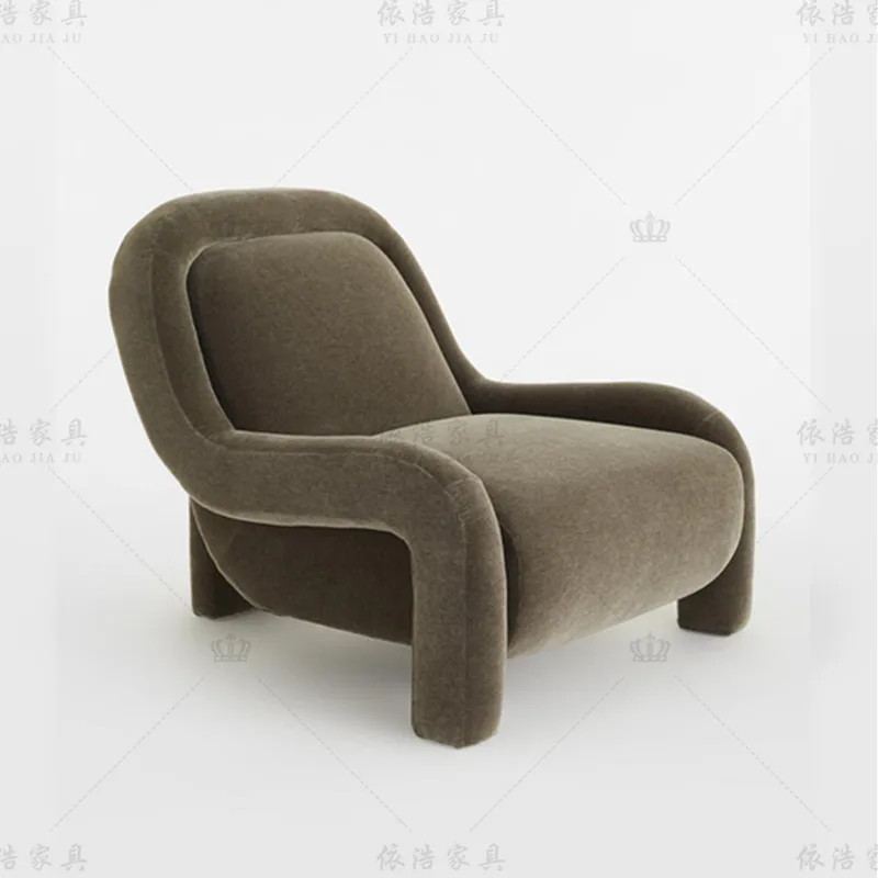 Light Luxury Wooden Lounge Chair Creative Living Room Balcony Simple European Lambswool Fabric Guest Room Single-Seat Sofa Chair
Light Luxury Wooden Lounge Chair Creative Living Room Balcony Simple European Lambswool Fabric Guest Room Single-Seat Sofa Chair