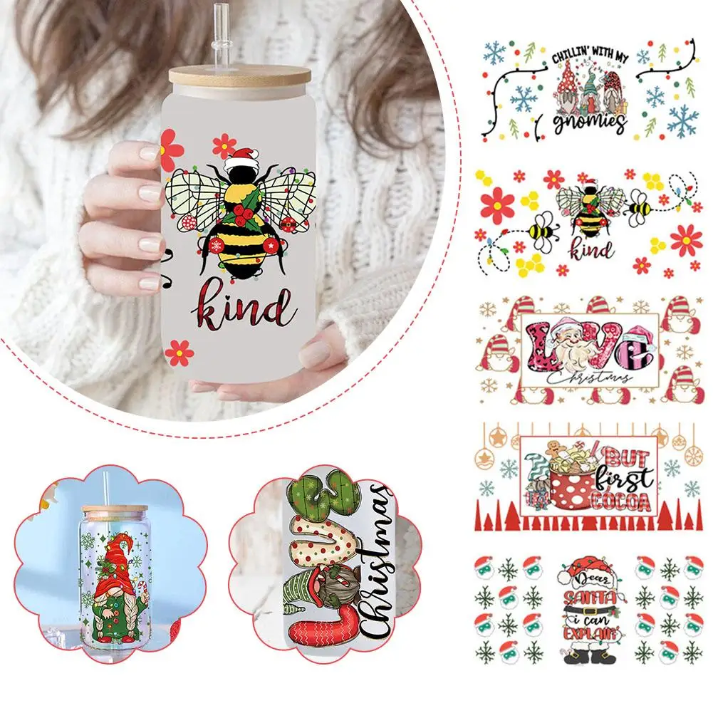 Retro Christmas Santa Skull With Coffee UV DTF Transfers Stickers Decals For Cold Cups Mugs Tumbler Waterproof DIY Craft C4H4
Retro Christmas Santa Skull With Coffee UV DTF Transfers Stickers Decals For Cold Cups Mugs Tumbler Waterproof DIY Craft C4H4