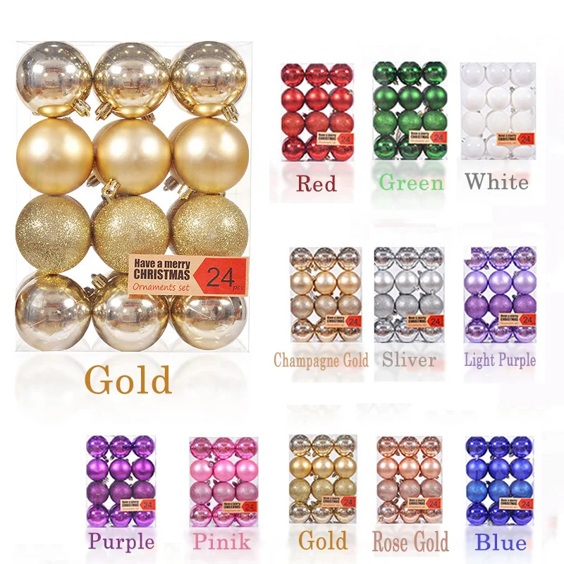 24Pcs Christmas Balls Christmas Tree Ball Red 3CM 4 CM Ornaments Decor for Trees Home Holiday Party Hanging Ball Rope Included
24Pcs Christmas Balls Christmas Tree Ball Red 3CM 4 CM Ornaments Decor for Trees Home Holiday Party Hanging Ball Rope Included