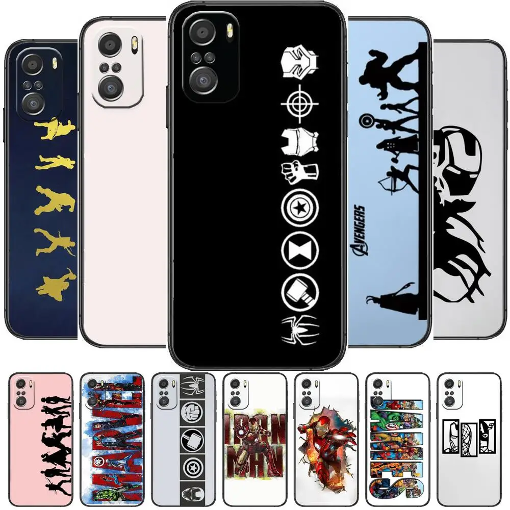 Marvel Logo Avengers Heros Phone Case For xiaomi redmi 11 Lite pro Ultra 10 9 8 MIX 4 FOLD 10T Black Cover Silicone Back Prett
Marvel Logo Avengers Heros Phone Case For xiaomi redmi 11 Lite pro Ultra 10 9 8 MIX 4 FOLD 10T Black Cover Silicone Back Prett