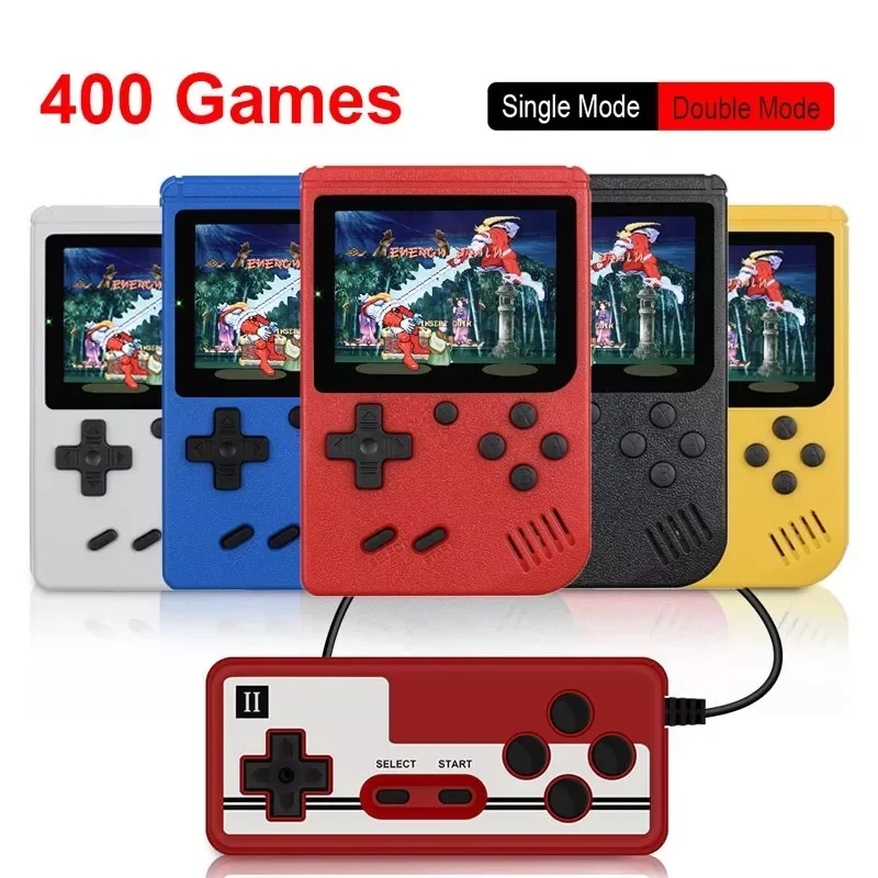 Portable Mini Video Game Console 8-Bit 3.0 Inch LCD Game Player Built-in 400 games AV Handheld Game Console For Kids Gift
Portable Mini Video Game Console 8-Bit 3.0 Inch LCD Game Player Built-in 400 games AV Handheld Game Console For Kids Gift