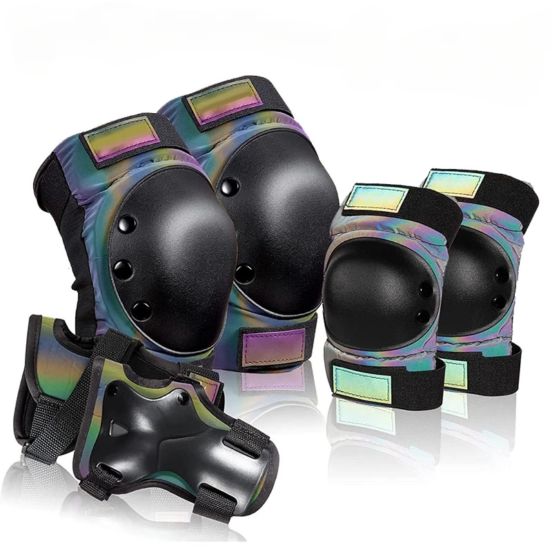 Adult Kids Youth Sport Protective Gear Knee Pads Elbow Pads Wrist Guards for Skateboard Roller Skates Skating Scooter Cycling
Adult Kids Youth Sport Protective Gear Knee Pads Elbow Pads Wrist Guards for Skateboard Roller Skates Skating Scooter Cycling