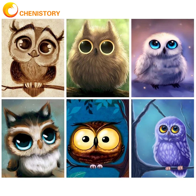 CHENISTORY Diamond Painting 5D Diy Cartoon Owl Diamond Embroidery Animal Mosaic Kit Home Rhinestone Painting Home Decoration
CHENISTORY Diamond Painting 5D Diy Cartoon Owl Diamond Embroidery Animal Mosaic Kit Home Rhinestone Painting Home Decoration