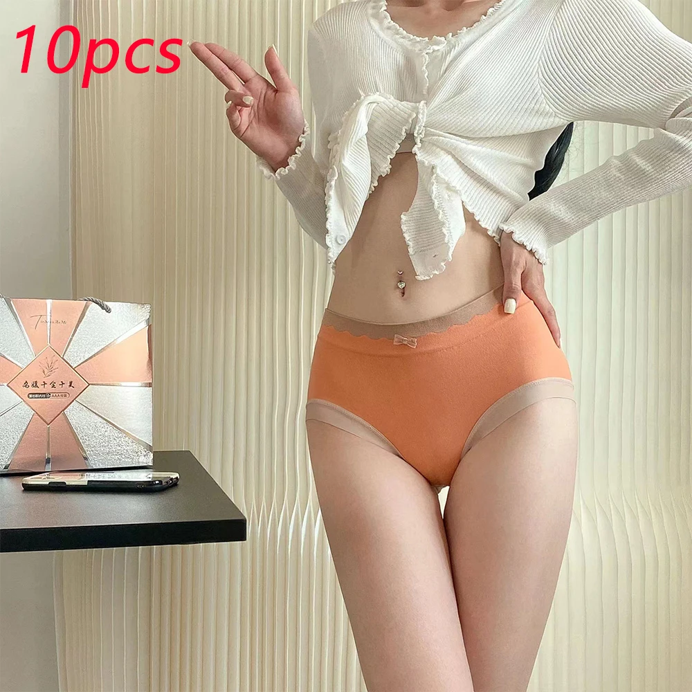 ZUZZEE 10pcs Women Silk Seamless Panties Medium Waist Solid Color Breathable Antibacterial Invisible Sexy Underwear
ZUZZEE 10pcs Women Silk Seamless Panties Medium Waist Solid Color Breathable Antibacterial Invisible Sexy Underwear