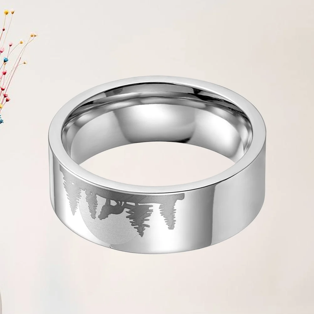 1Pc Cool Titanium Steel Ring Creative Lone Wolf in the Finger Ring Fashion Personality Unique Ring Jewelry Gift (Steel Color
1Pc Cool Titanium Steel Ring Creative Lone Wolf in the Finger Ring Fashion Personality Unique Ring Jewelry Gift (Steel Color