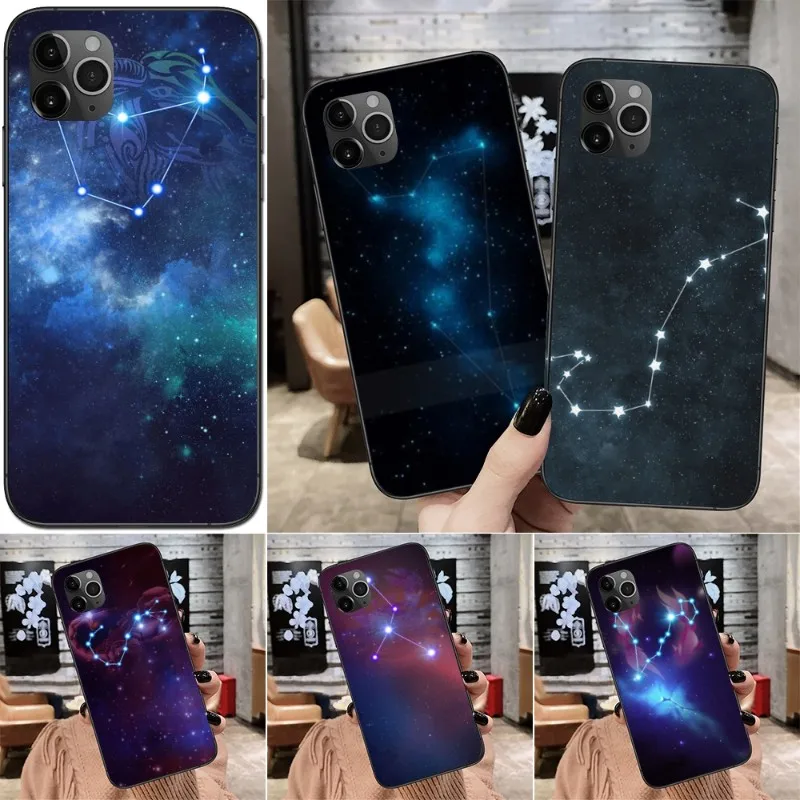 Чехол двенадцать созвездий для телефона IPhone 14 13 12 11 XS X 8 7 6 Plus Mini Pro Max SE 2022, мягкий черный чехол для телефона
Чехол двенадцать созвездий для телефона IPhone 14 13 12 11 XS X 8 7 6 Plus Mini Pro Max SE 2022, мягкий черный чехол для телефона