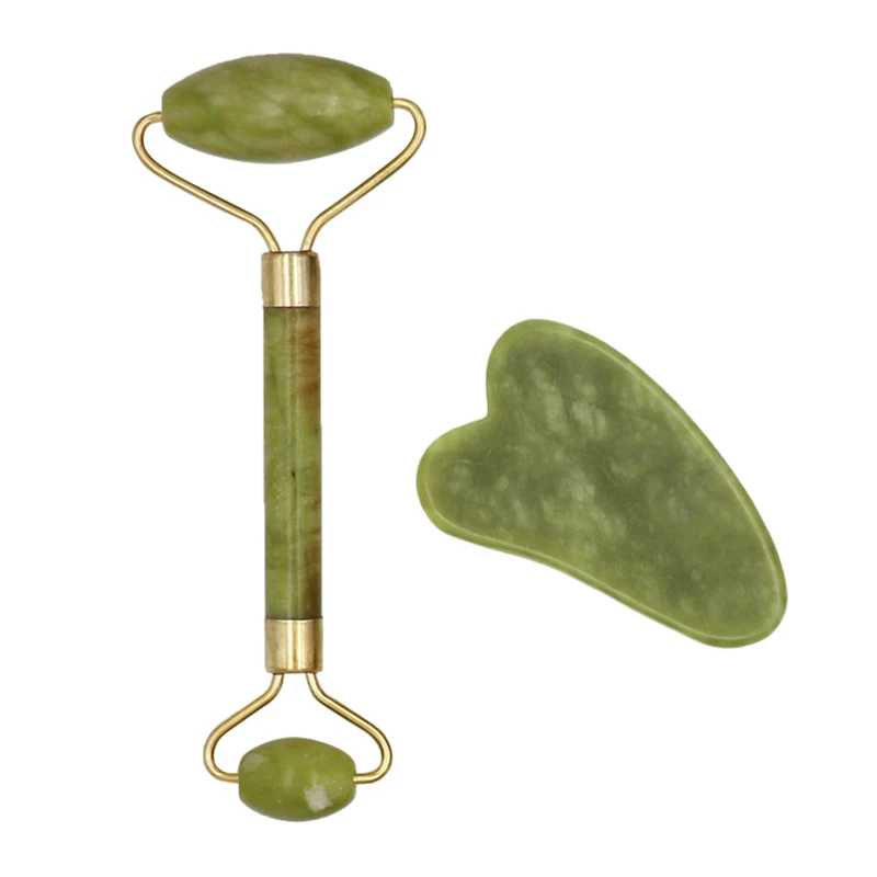 2 in 1 Green Jade Roller Gua Sha Scraper Tools Set Natural Stone Scraper Massager for Face Neck Back Jawline Skin Care Lifting
2 in 1 Green Jade Roller Gua Sha Scraper Tools Set Natural Stone Scraper Massager for Face Neck Back Jawline Skin Care Lifting