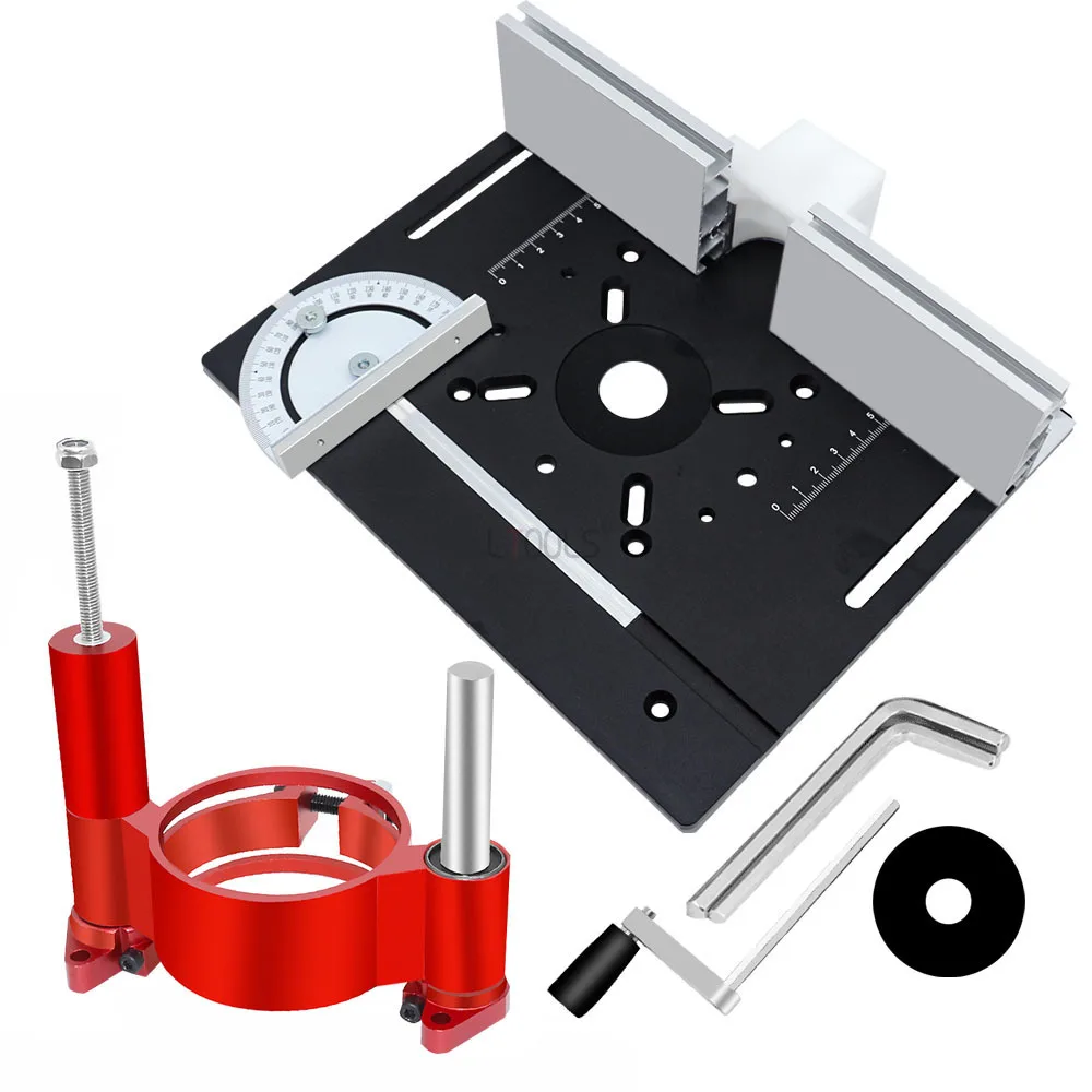 Upgrade Precision Router Lift System and Aluminum Router Table Insert Plate - Wood Router Lift Base for Working Benches DIY Tool
Upgrade Precision Router Lift System and Aluminum Router Table Insert Plate - Wood Router Lift Base for Working Benches DIY Tool
