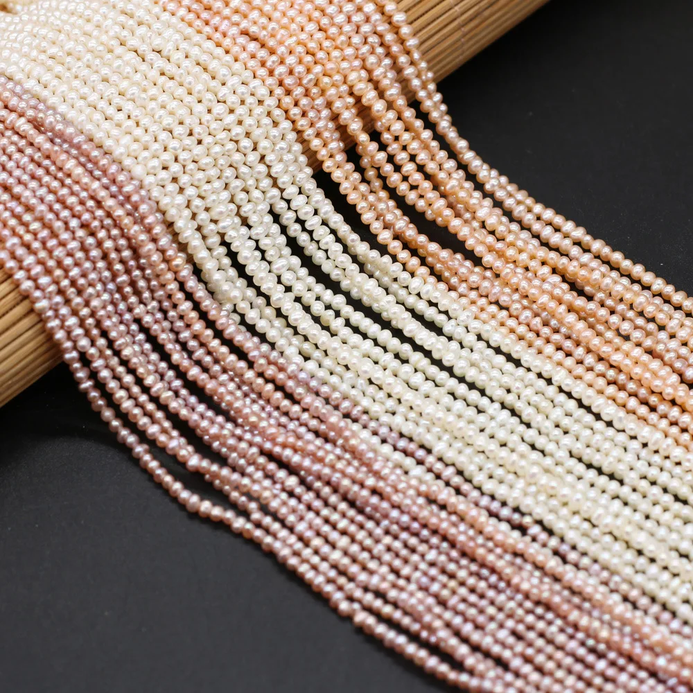 Изысканные мини Бусины 2-2,5 мм, натуральный пресноводный жемчуг, аксессуары «сделай сам» для ювелирных изделий, полуфабрикаты 
Изысканные мини Бусины 2-2,5 мм, натуральный пресноводный жемчуг, аксессуары «сделай сам» для ювелирных изделий, полуфабрикаты