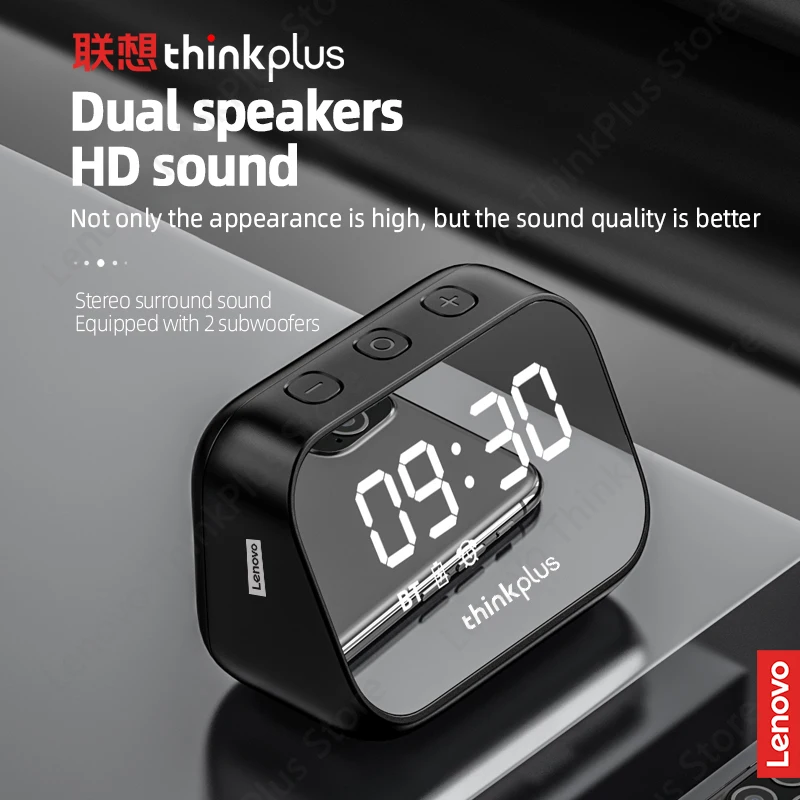 Bluetooth-Колонка Lenovo TS13, стерео-проигрыватель с сабвуфером и зеркальным корпусом
Bluetooth-Колонка Lenovo TS13, стерео-проигрыватель с сабвуфером и зеркальным корпусом