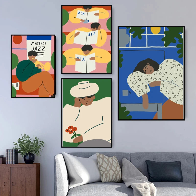 Настенные постеры с абстрактной фигуркой Матисса в скандинавском стиле, картины на холсте для домашнего декора гостиной
Настенные постеры с абстрактной фигуркой Матисса в скандинавском стиле, картины на холсте для домашнего декора гостиной