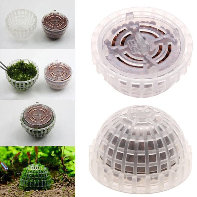 1PC Aquarium Plastic Moss Ball Filter Moss Ball Holder Live Plant Holder Fish Tank Landscaping Shrimp House Aquatic Pet Supplies
1PC Aquarium Plastic Moss Ball Filter Moss Ball Holder Live Plant Holder Fish Tank Landscaping Shrimp House Aquatic Pet Supplies
