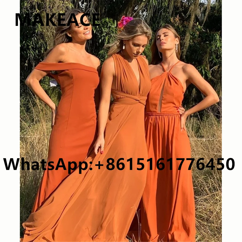 Graceful Chiffon Pleats Bridesmiad Dresses Long 2022 Backless One Shoulder/Halter/ Straps Formal Women Wedding Prom Party Dress
Graceful Chiffon Pleats Bridesmiad Dresses Long 2022 Backless One Shoulder/Halter/ Straps Formal Women Wedding Prom Party Dress