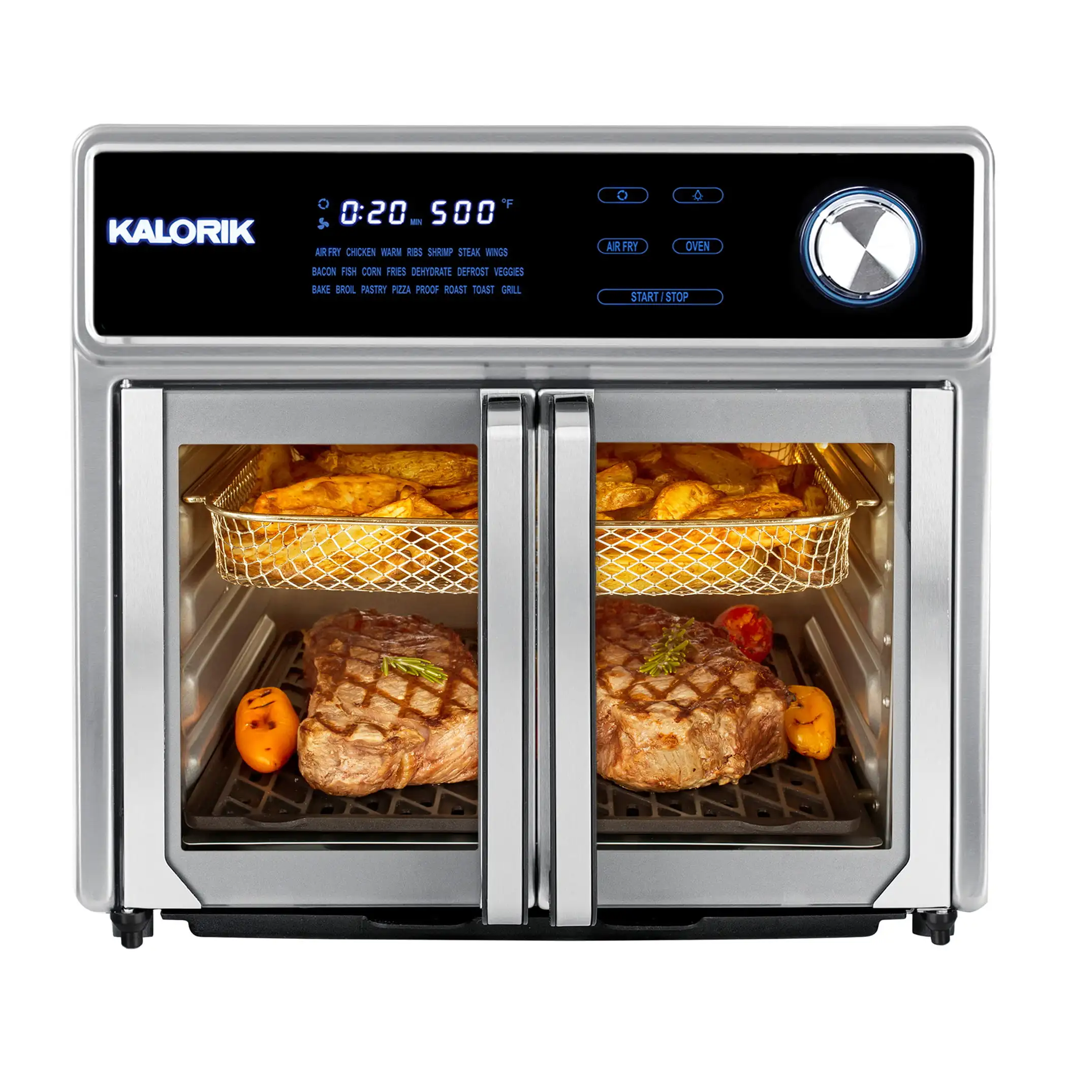 Delivery within 7-10 daysHuanQiu MAXX 26 Quart Digital Air Fryer Oven Grill AFO 47631 SS
Delivery within 7-10 daysHuanQiu MAXX 26 Quart Digital Air Fryer Oven Grill AFO 47631 SS