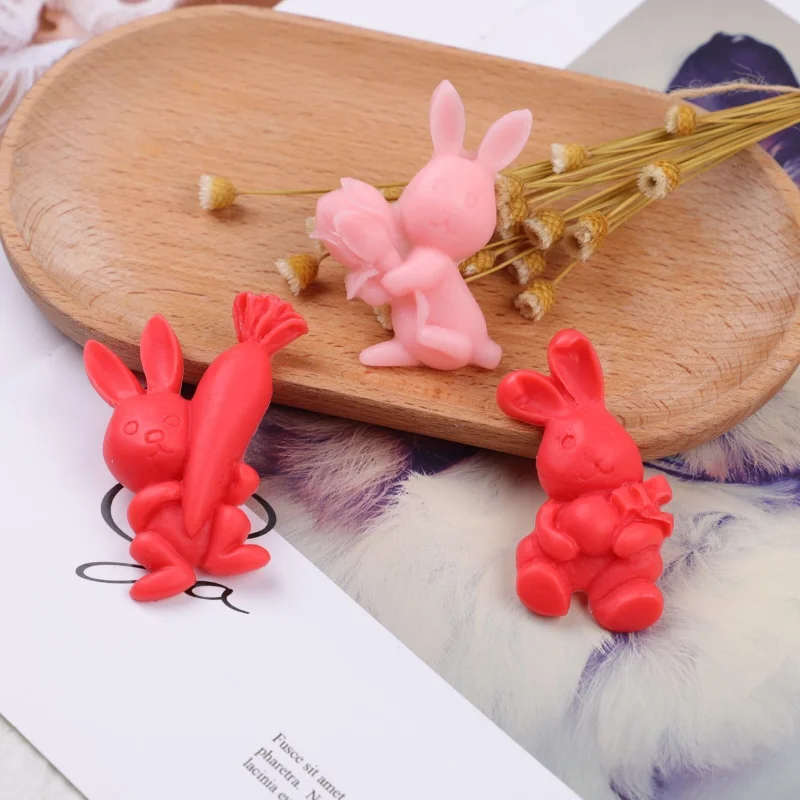 3 Holes Easter Rabbit Mold Creative Chocolate Baking Biscuit 3D Silicone Mold Holding Carrot Rabbit Modeling Tool Cake Bakeware
3 Holes Easter Rabbit Mold Creative Chocolate Baking Biscuit 3D Silicone Mold Holding Carrot Rabbit Modeling Tool Cake Bakeware