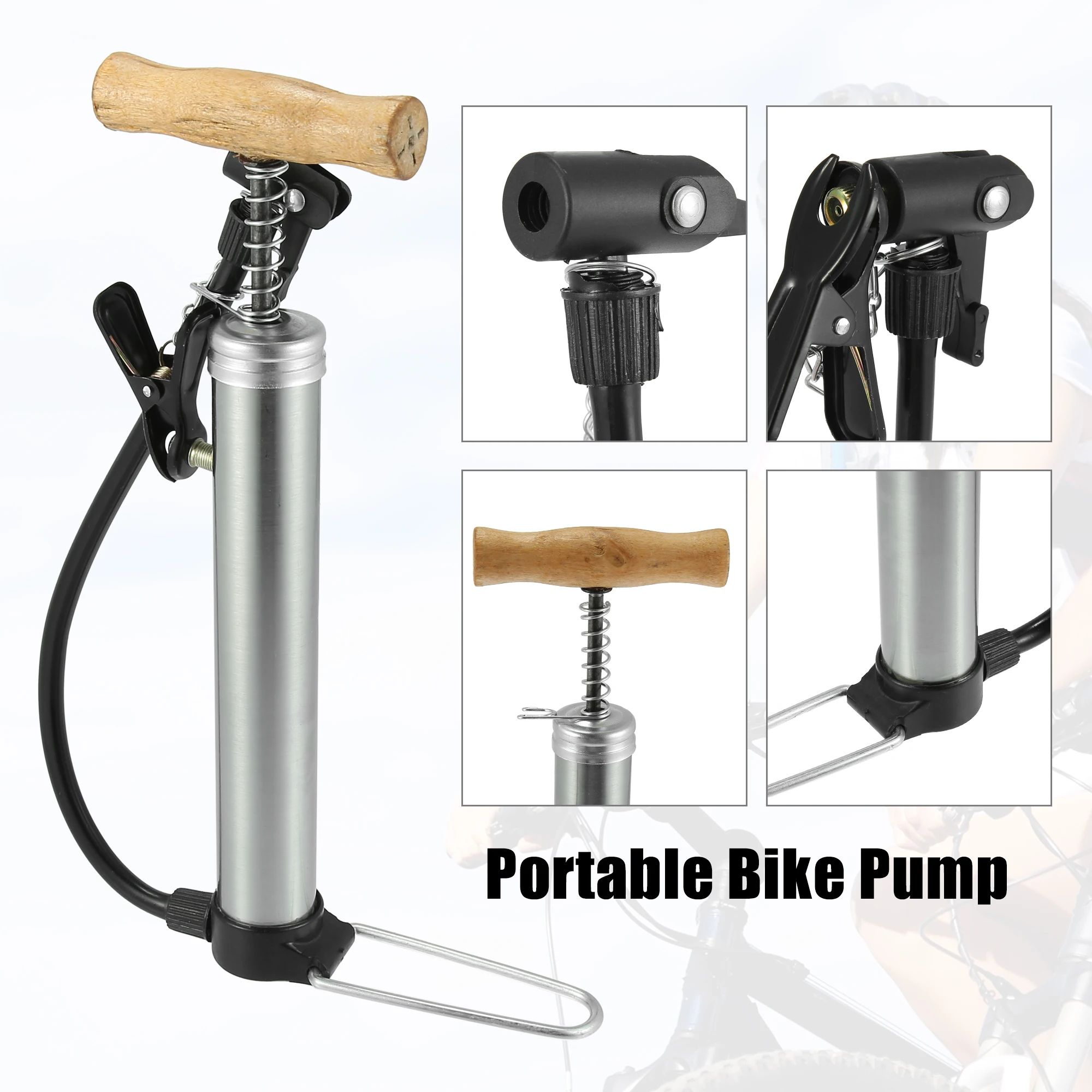 X Autohaux Mini Bike Metal Pump Portable Bicycles Frame Fit Pump Bicycle Hand Air Pump Tire Inflator MTB Road Cycling Pump
X Autohaux Mini Bike Metal Pump Portable Bicycles Frame Fit Pump Bicycle Hand Air Pump Tire Inflator MTB Road Cycling Pump