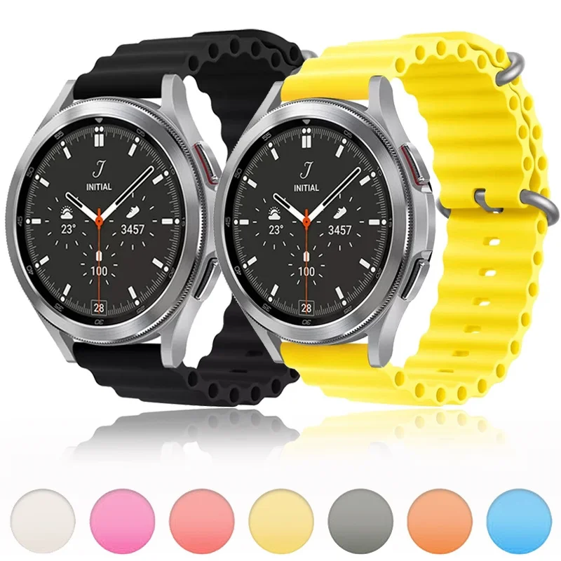 Ремешок Ocean для Samsung Galaxy watch 5 Pro, силиконовый браслет для active 2, 45 мм 4 44 мм 40 мм, 20 мм 22 мм
Ремешок Ocean для Samsung Galaxy watch 5 Pro, силиконовый браслет для active 2, 45 мм 4 44 мм 40 мм, 20 мм 22 мм