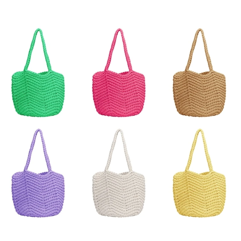 2023 New Hollow Summer Bag Fashion Ladies Handbag Large Capacity Shoulder Bag Vacation Knitted Bag Vintage Tote Bag
2023 New Hollow Summer Bag Fashion Ladies Handbag Large Capacity Shoulder Bag Vacation Knitted Bag Vintage Tote Bag