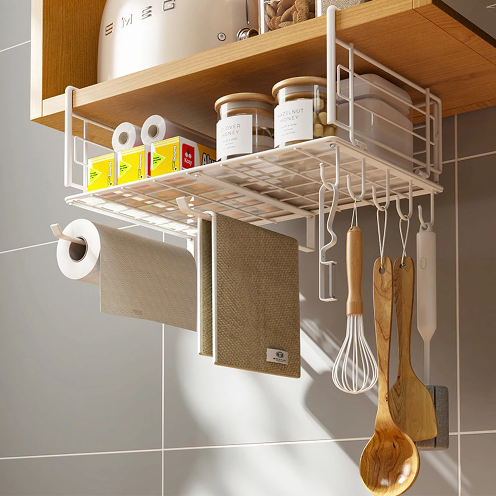 Kitchen hanging basket storage rack hanging under the cabinet spices storage layered hanging basket hanging
Kitchen hanging basket storage rack hanging under the cabinet spices storage layered hanging basket hanging