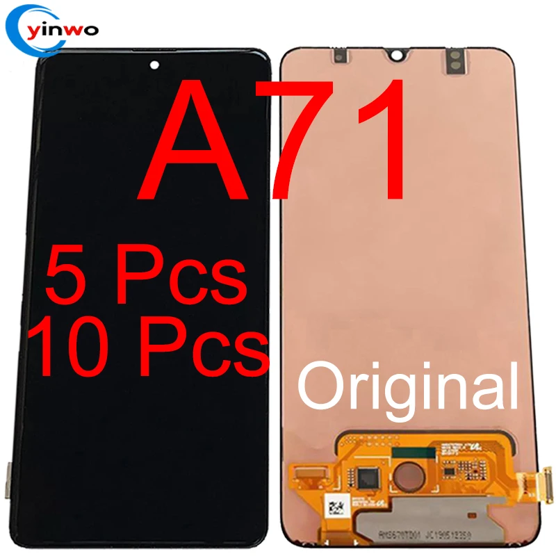 5/10 шт. A715F оригинальный Super AMOLED для Samsung Galaxy A71 ЖК-дисплей сенсорный экран дигитайзер в сборе Замена
5/10 шт. A715F оригинальный Super AMOLED для Samsung Galaxy A71 ЖК-дисплей сенсорный экран дигитайзер в сборе Замена