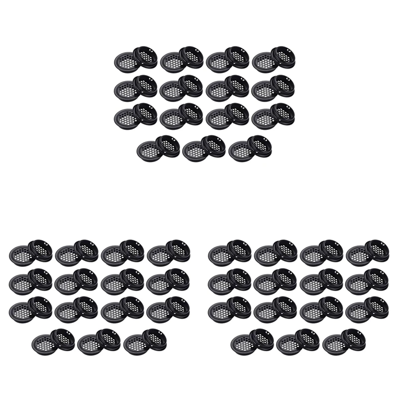 HOT SALE Round Ventilation Grille Cabinet Air Vent Hole Grille 35Mm 90 Pieces Black For Bathroom Cabinet Wardrobe Shoe Cabinet
HOT SALE Round Ventilation Grille Cabinet Air Vent Hole Grille 35Mm 90 Pieces Black For Bathroom Cabinet Wardrobe Shoe Cabinet