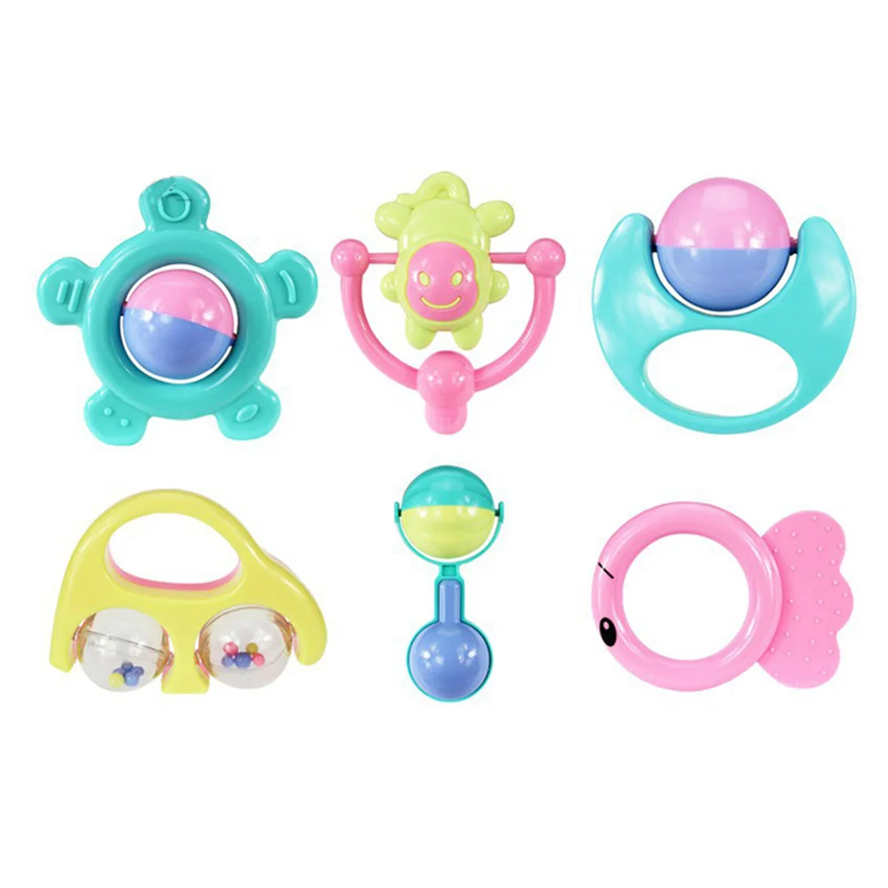 6pcs Baby Rattle Musical Instrument Toys Set Plastic Shakers Hand Bells Early Educational Toys for Newborn Baby Infant
6pcs Baby Rattle Musical Instrument Toys Set Plastic Shakers Hand Bells Early Educational Toys for Newborn Baby Infant