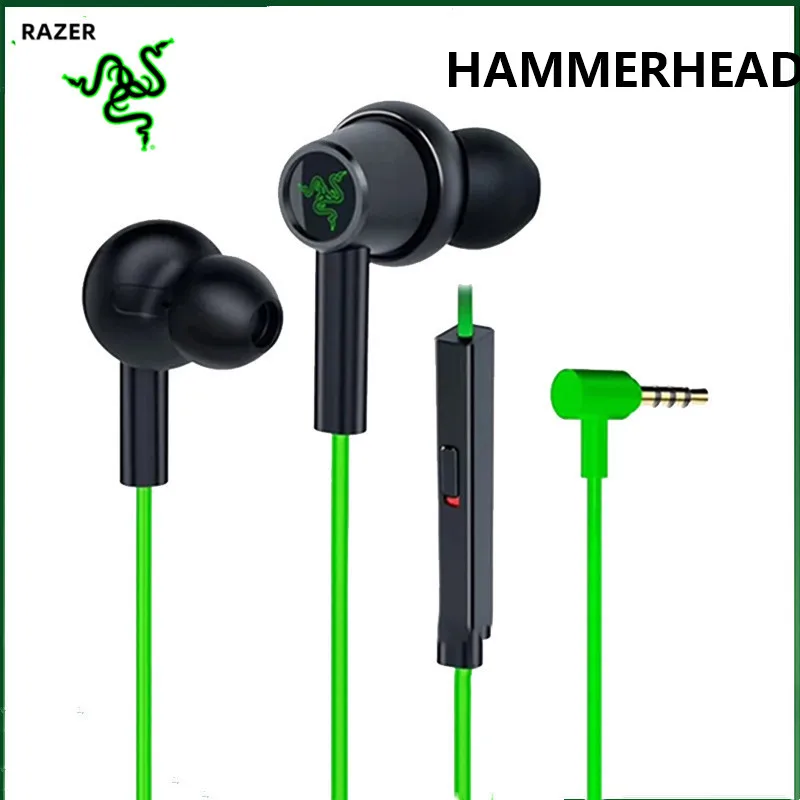 Razer HAMMERHEAD DUO Dual-core In-ear Gaming Earphones Stereo Music Sports Headset 3.5mm Wired Earbuds with Microphone Headphone
Razer HAMMERHEAD DUO Dual-core In-ear Gaming Earphones Stereo Music Sports Headset 3.5mm Wired Earbuds with Microphone Headphone