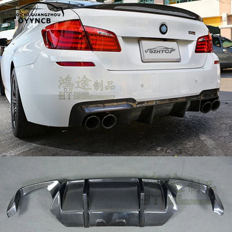 3 styles For BMW F10 M5 Sedan 2012 - 2017 Carbon Fiber / FRP Rear Bumper Diffuser Car Bumper Lip spoiler Protector Car Styling 
3 styles For BMW F10 M5 Sedan 2012 - 2017 Carbon Fiber / FRP Rear Bumper Diffuser Car Bumper Lip spoiler Protector Car Styling