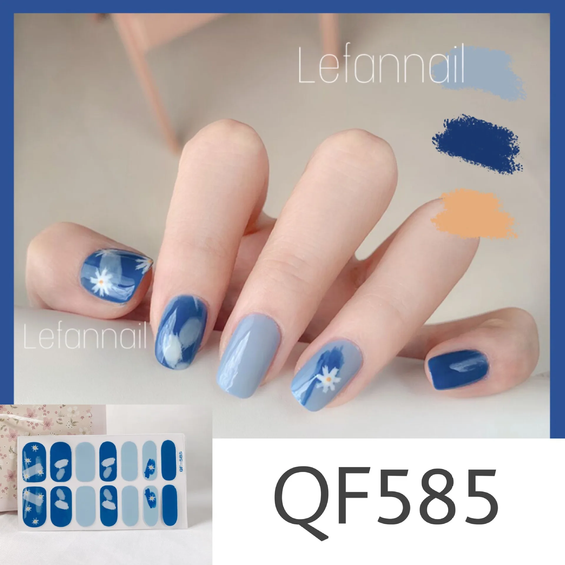 24pcs Fresh Summer Nails Decals Ins Rainbow Translucency Graffit Ripple False Nails Artificial Nails Full Cover Wearable
24pcs Fresh Summer Nails Decals Ins Rainbow Translucency Graffit Ripple False Nails Artificial Nails Full Cover Wearable