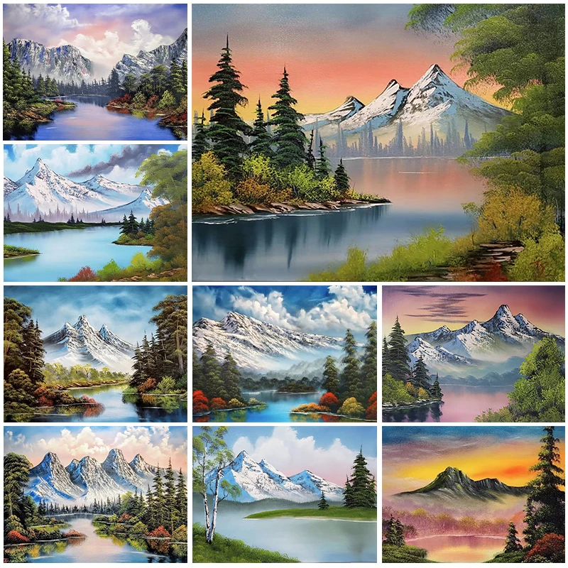 Landscape 5D Diamond Painting Snow Mountain Lake Full Drill Mosaic Diamond Embroidery Kit DIY Rhinestone Home Art Decoration 
Landscape 5D Diamond Painting Snow Mountain Lake Full Drill Mosaic Diamond Embroidery Kit DIY Rhinestone Home Art Decoration