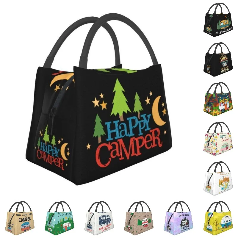 Happy Camper Insulated Lunch Bag for Women Waterproof Explore Wilderness Camping Thermal Cooler Lunch Tote Office Picnic Travel
Happy Camper Insulated Lunch Bag for Women Waterproof Explore Wilderness Camping Thermal Cooler Lunch Tote Office Picnic Travel