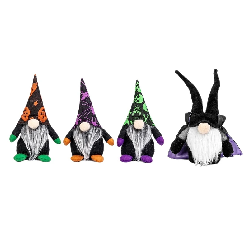 4 Pcs Halloween Gnome Plush Doll Handmade Swedish Gnome Scandinavian Nisse Ornaments With Black Witch Cloak Halloween
4 Pcs Halloween Gnome Plush Doll Handmade Swedish Gnome Scandinavian Nisse Ornaments With Black Witch Cloak Halloween